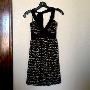 Rare Betsey Johnson LOVE silk dress New